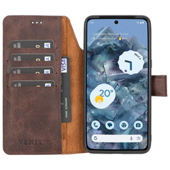 Florence-flex RFID Blocking Leather Wallet Case for Google Pixel 8 Pro