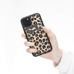 Funda tipo billetera de cuero Cosa Snap On para iPhone 11 Pro