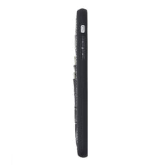 Funda tipo billetera de cuero Capri Snap On para iPhone 7 Plus