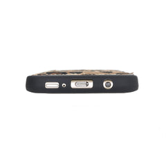 Funda tipo billetera de cuero Capri Snap On para Samsung Galaxy S9 Plus