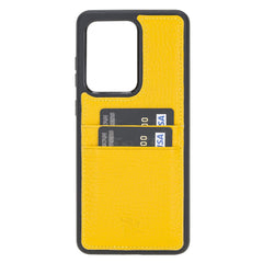 Funda tipo billetera de cuero Capri Snap On para Samsung Galaxy S20 Ultra