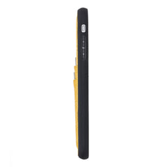 Funda tipo billetera de cuero Capri Snap On para iPhone 7 Plus
