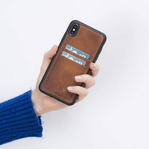 Cosa Snap On Leather Wallet Case for iPhone XS Max