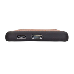 Funda tipo billetera de cuero Capri Snap On para Samsung Galaxy S21 Ultra