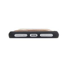 Funda tipo billetera de cuero Capri Snap On para iPhone 7 Plus
