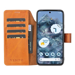 Funda tipo billetera de cuero con bloqueo RFID Florence-flex para Google Pixel 8