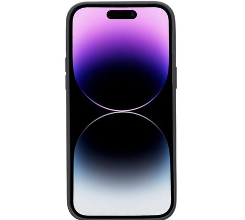 Funda tipo billetera de cuero Capri Snap On para iPhone 14 Pro Max