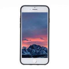 Funda tipo billetera de cuero Capri Snap On para iPhone 7 Plus