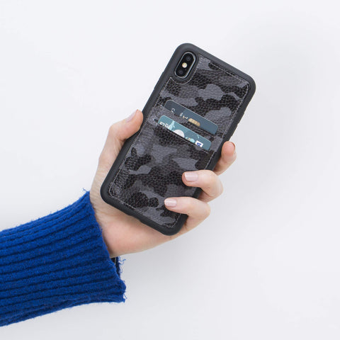 Cosa Snap On Leather Wallet Case for iPhone XS Max