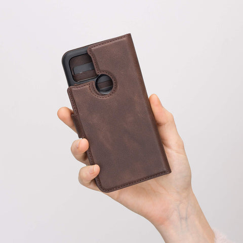 Florence RFID Blocking Leather Wallet Case for Google Pixel 5