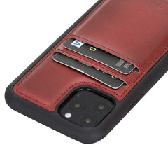 Funda tipo billetera de cuero Cosa Snap On para iPhone 11 Pro