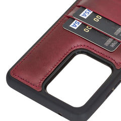 Funda tipo billetera de cuero Capri Snap On para Samsung Galaxy S20 Ultra
