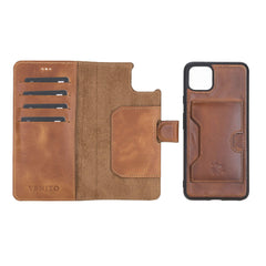 Funda tipo billetera de cuero con bloqueo RFID Florence para Google Pixel 4 XL