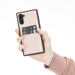 Funda tipo billetera de cuero Cosa Snap On para Samsung Galaxy Note 10
