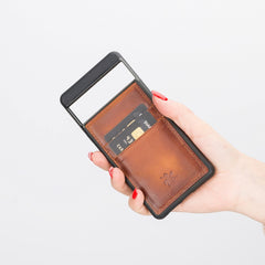 Capri Snap On Leather Wallet Case for Google Pixel 7