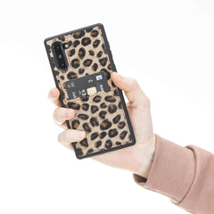 Funda tipo billetera de cuero Cosa Snap On para Samsung Galaxy Note 10