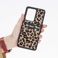 Funda tipo billetera de cuero Capri Snap On para Samsung Galaxy S20 Ultra