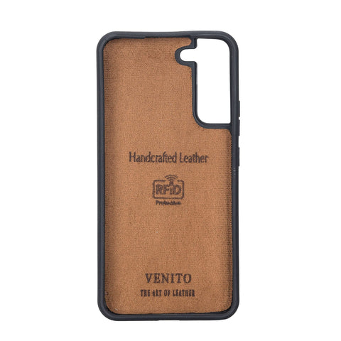 Funda tipo billetera de cuero Capri Snap On para Samsung Galaxy S22 Plus