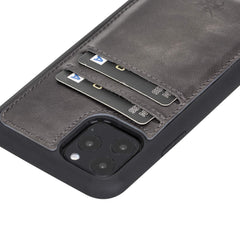 Funda tipo billetera de cuero Cosa Snap On para iPhone 11 Pro