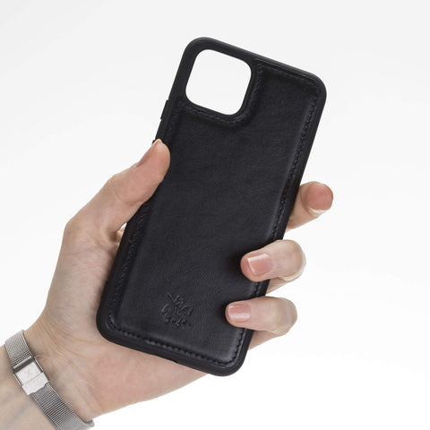Funda de cuero Lucca Snap On para Google Pixel 4