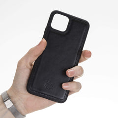 Funda de cuero Lucca Snap On para Google Pixel 4