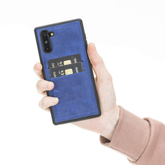 Funda tipo billetera de cuero Cosa Snap On para Samsung Galaxy Note 10