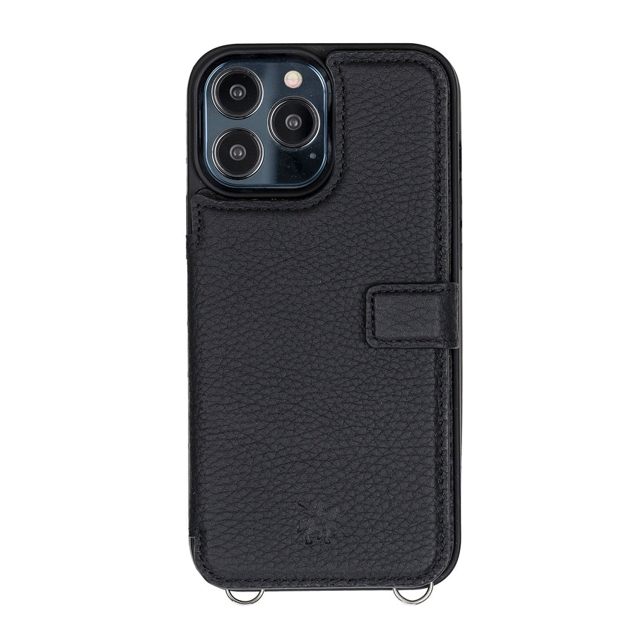 Fermo Leather Crossbody Wallet Phone Case for iPhone 14 Pro