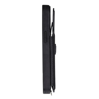 Fermo Funda de cuero para teléfono con billetera cruzada para iPhone 13 Pro
