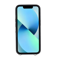 Fermo Funda de cuero para teléfono con billetera cruzada para iPhone 13 Pro