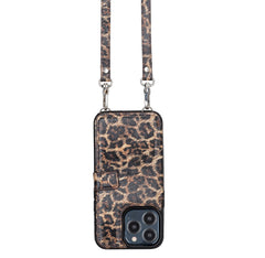 Fermo Funda de cuero para teléfono con billetera cruzada para iPhone 13 Pro