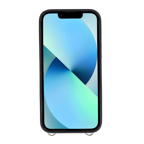 Fermo Funda de cuero para teléfono con billetera cruzada para iPhone 13 Pro Max