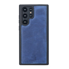 Funda de cuero Lucca Snap On para Samsung Galaxy S22 Ultra