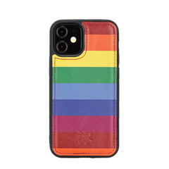 Funda de cuero Lucca Snap On para iPhone 12 Mini