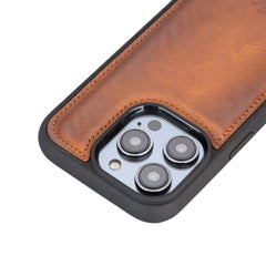 Lucca Snap On Leather Case for iPhone 14 Pro
