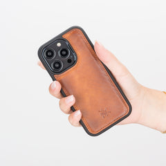 Lucca Snap On Leather Case for iPhone 14 Pro