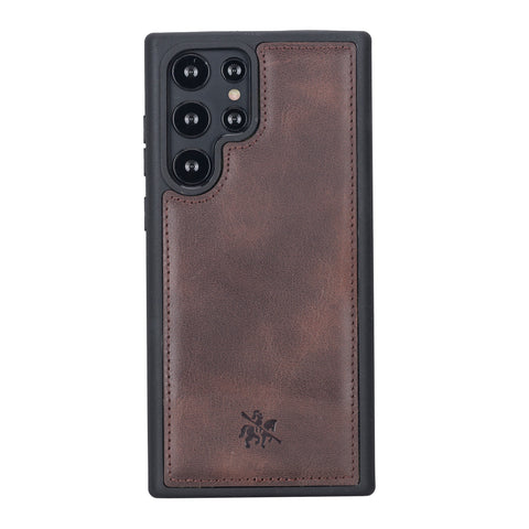 Lucca Snap On Leather Case for Samsung Galaxy S22 Ultra