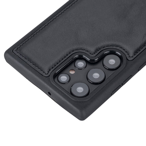 Lucca Snap On Leather Case for Samsung Galaxy S22 Ultra