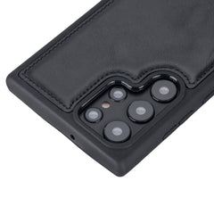 Funda de cuero Lucca Snap On para Samsung Galaxy S22 Ultra
