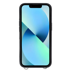 Fermo Funda de cuero para teléfono con billetera cruzada para iPhone 13