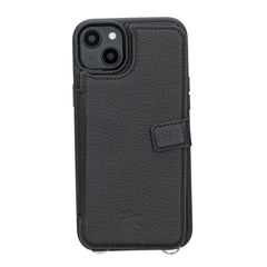 Fermo Leather Crossbody Wallet Phone Case for iPhone 14 Plus
