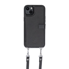 Fermo Leather Crossbody Wallet Phone Case for iPhone 14 Plus
