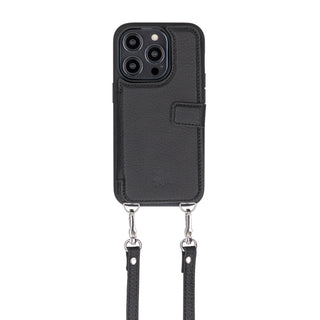 Fermo Leather Crossbody Wallet Phone Case for iPhone 14 Pro Max