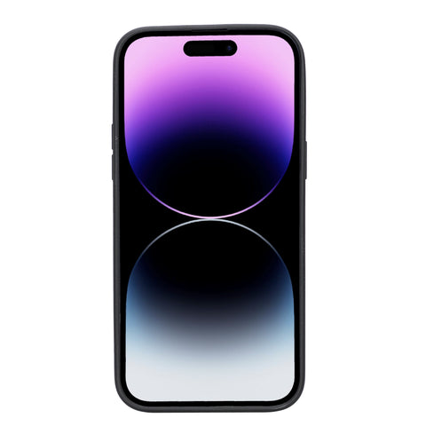 Fermo Funda de cuero para teléfono con billetera cruzada para iPhone 14 Pro