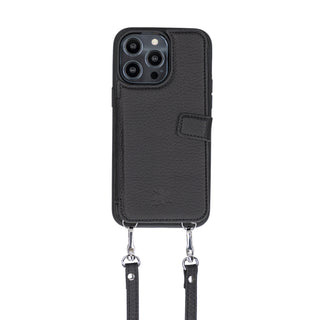 Fermo Leather Crossbody Wallet Phone Case for iPhone 14 Pro