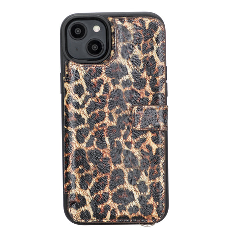 Fermo Leather Crossbody Wallet Phone Case for iPhone 14 Plus