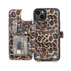 Fermo Leather Crossbody Wallet Phone Case for iPhone 14 Plus