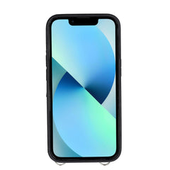 Fermo Funda de cuero para teléfono con billetera cruzada para iPhone 13 Pro