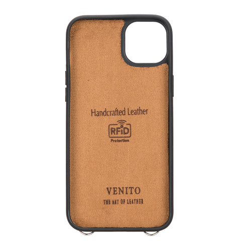 Fermo Leather Crossbody Wallet Phone Case for iPhone 14 Plus