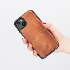 Fermo Leather Crossbody Wallet Phone Case for iPhone 14 Plus