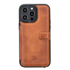 Fermo Funda de cuero para teléfono con billetera cruzada para iPhone 14 Pro